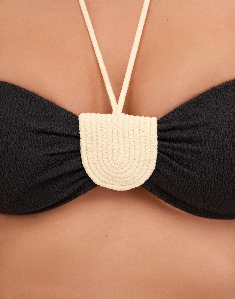 Firenze Yara Bandeau Top - Black Product Image