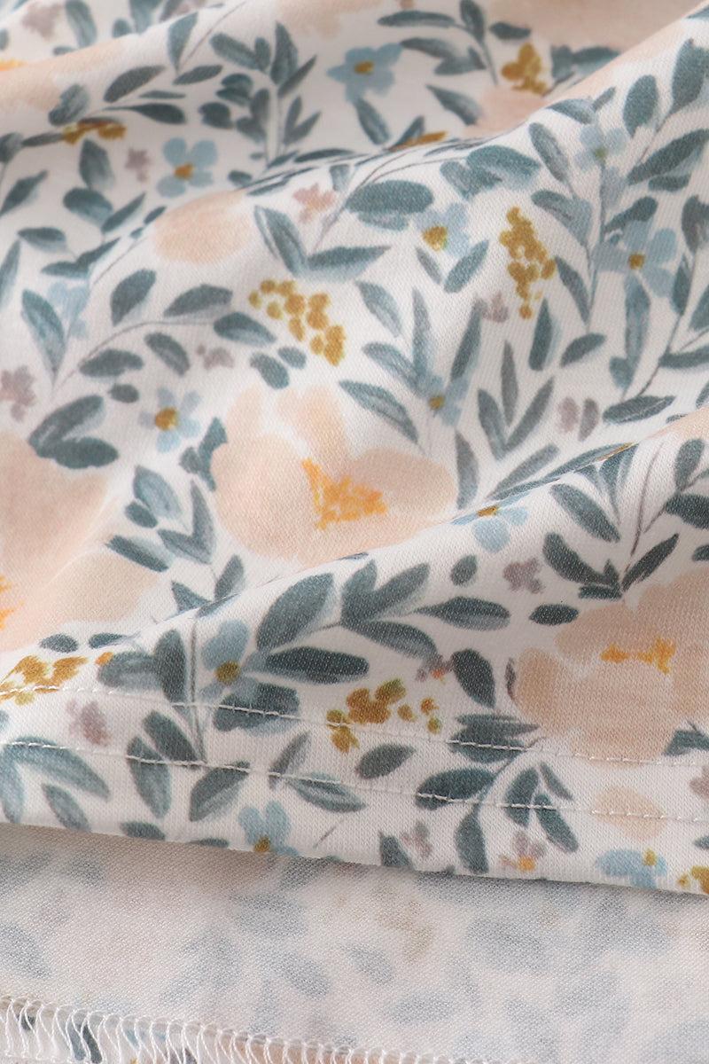 Bow applique print mom&me dress Product Image