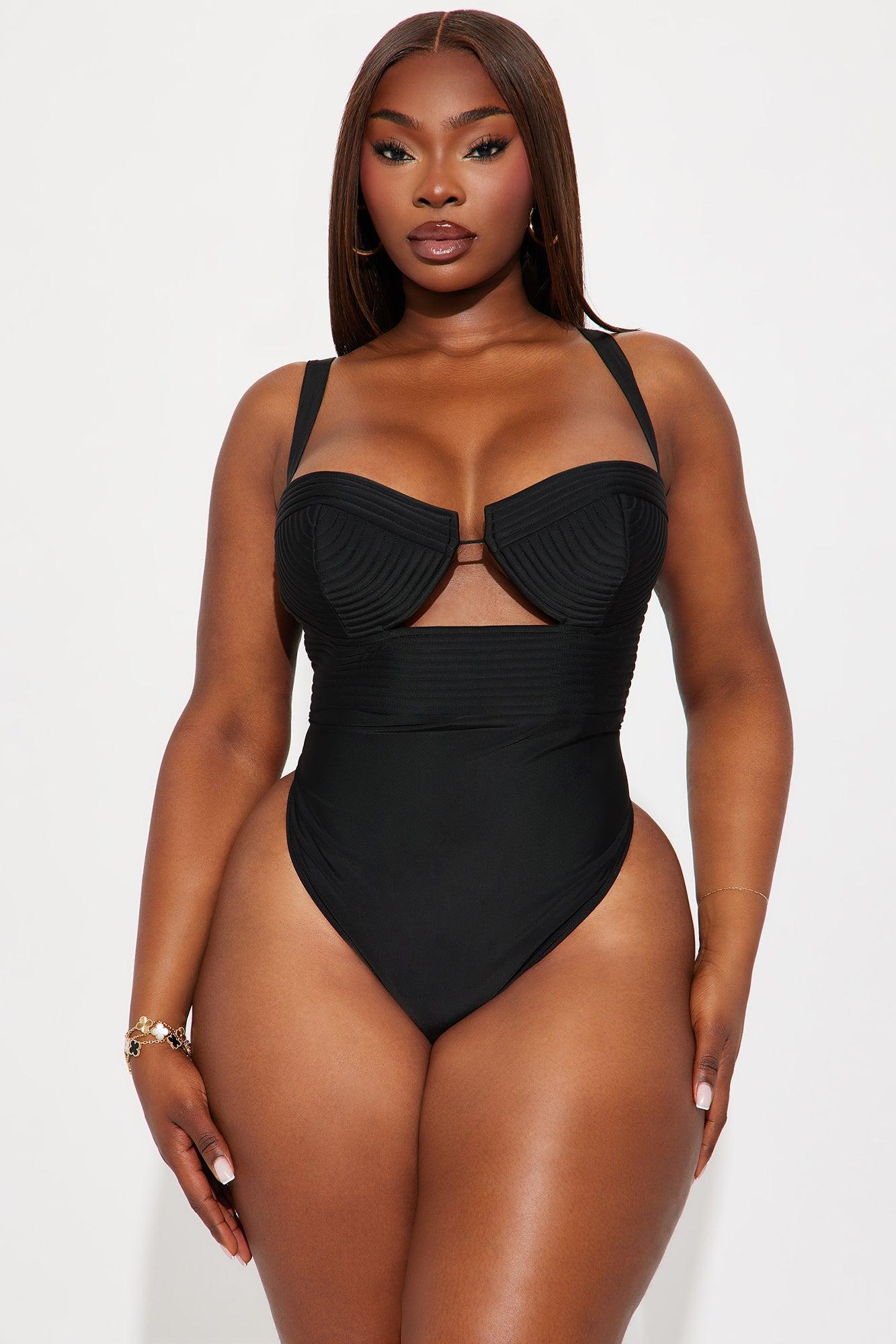 Fae Cut Out Bodysuit - Black Female Product Image