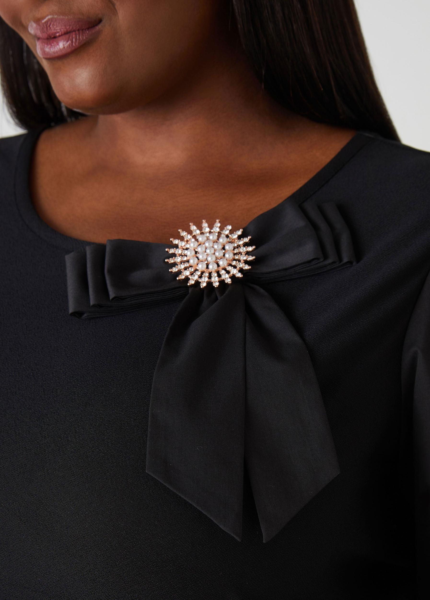 Embellished Poplin Sleeved Top Product Image