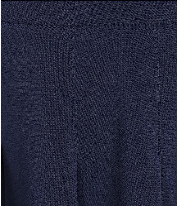 Copper Key Knit Pleated Skirt Product Image