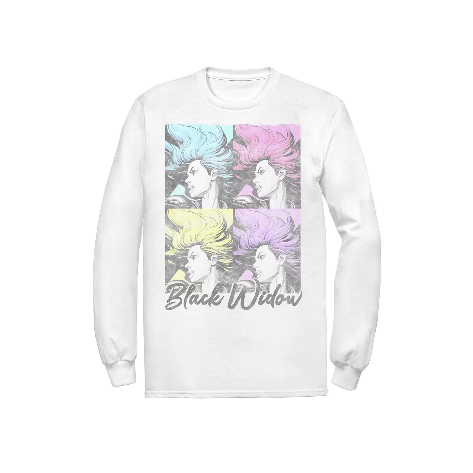 Men's Marvel Black Widow Pop Tee,  Product Image