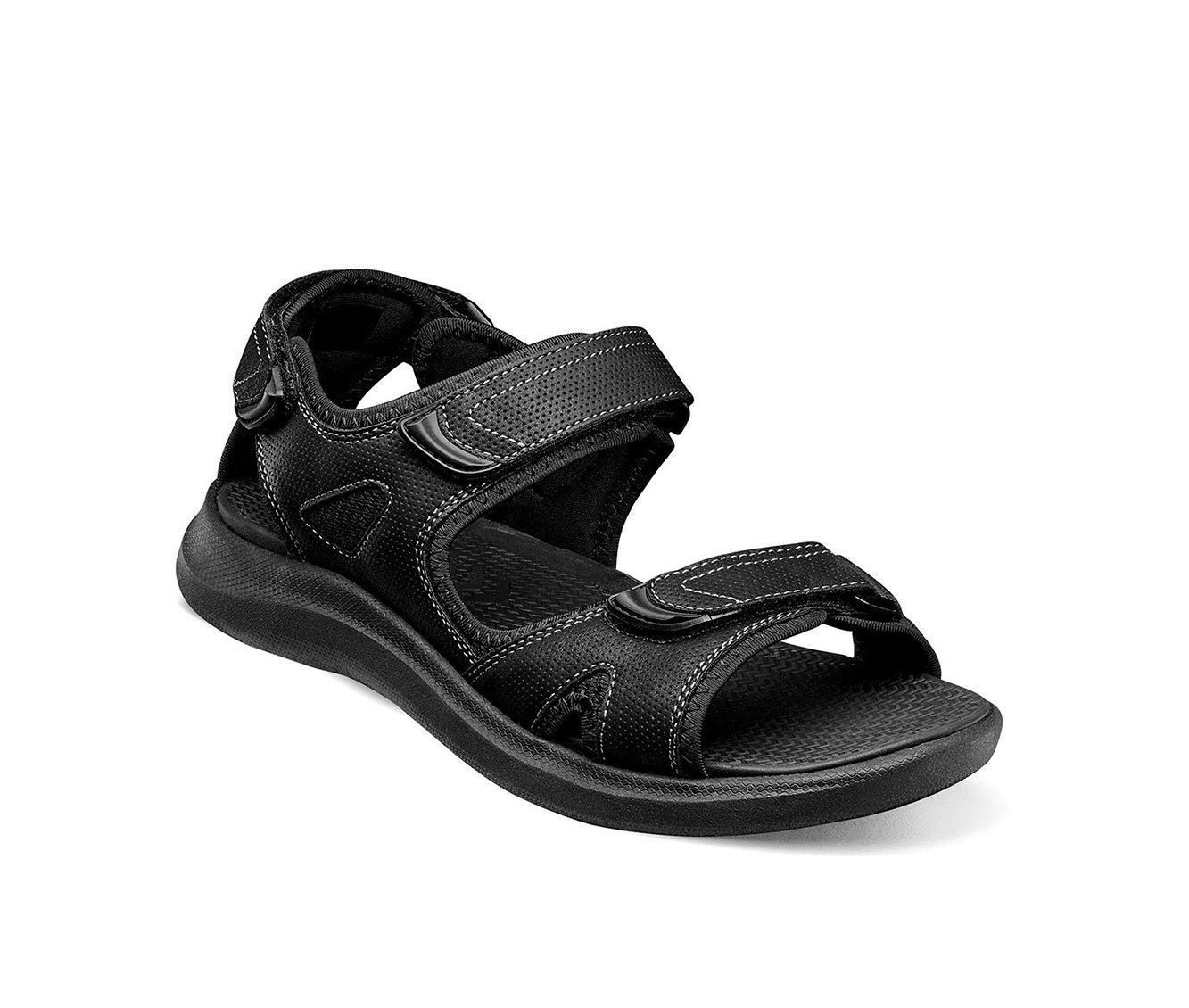 Men's Nunn Bush Rio Vista 3-Strap Outdoor Sandals Product Image