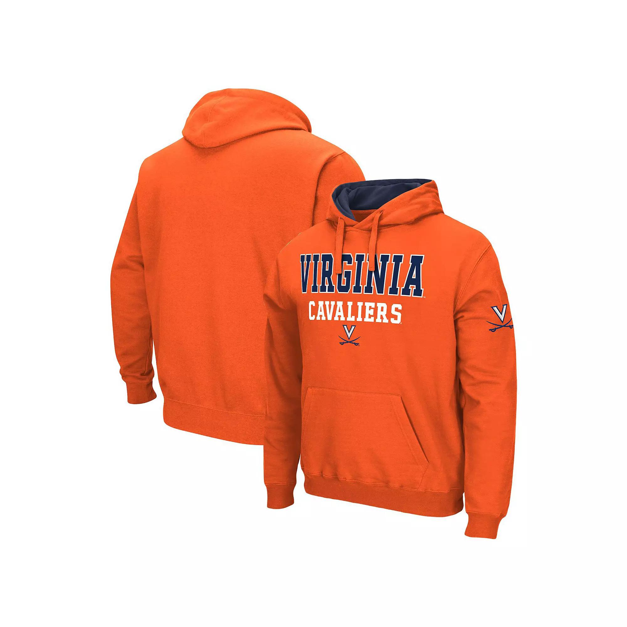 Men's Colosseum Orange Virginia Cavaliers Sunrise Pullover Hoodie,  Product Image