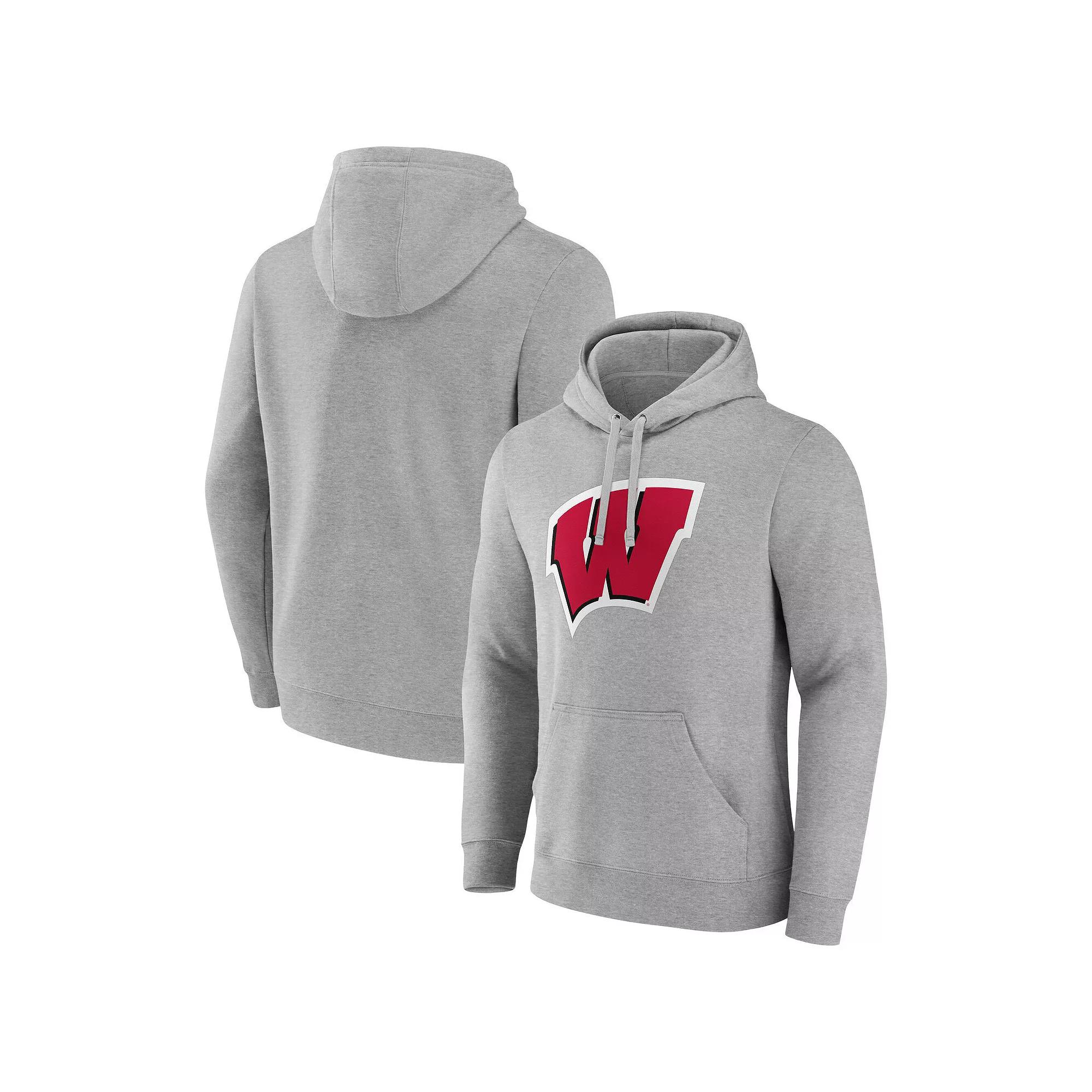 Men's Fanatics Gray Cal Bears Fleece Pullover Hoodie,  Product Image