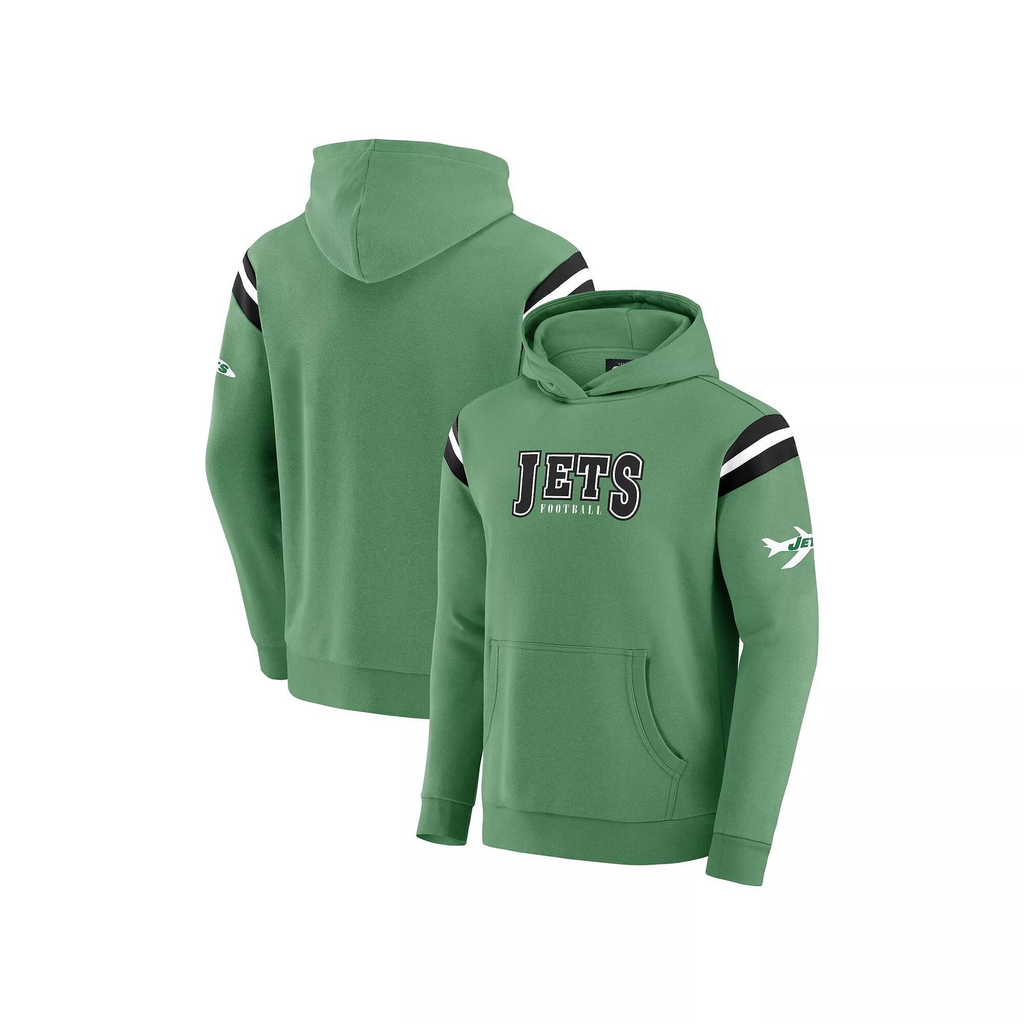 Men's Darius Rucker Collection by Fanatics Kelly Green New York Jets NFL Football Pullover Hoodie,  Product Image