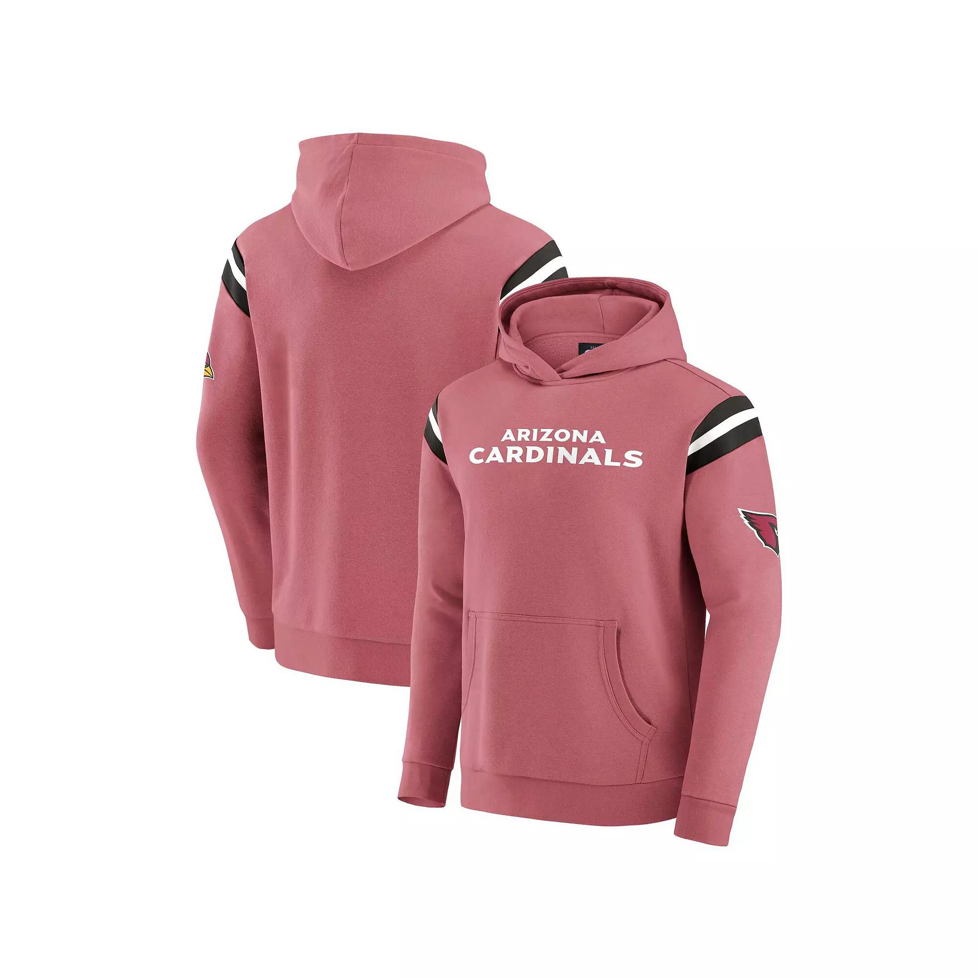 Men's Darius Rucker Collection by Fanatics Cardinal Arizona Cardinals Football Washed Pullover Hoodie,  Product Image