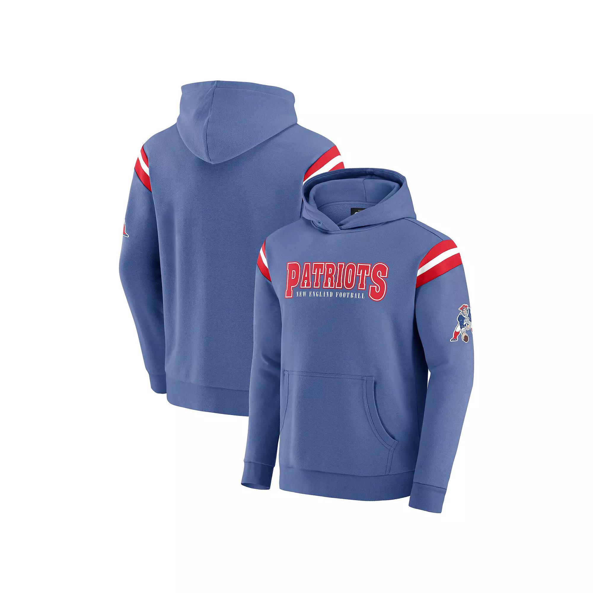 Men's Darius Rucker Collection by Fanatics Royal New England Patriots NFL Football Pullover Hoodie, Size: Small, Blue Product Image