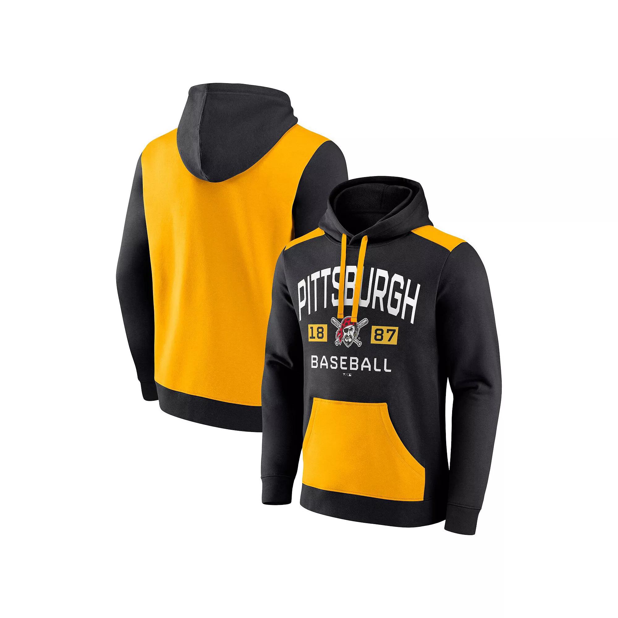 Men's Fanatics Branded Black/Gold Pittsburgh Pirates Chip Product Image