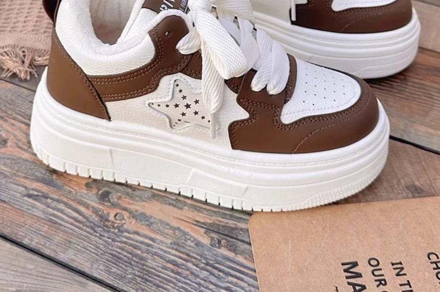 Platform Panel Sneakers Product Image