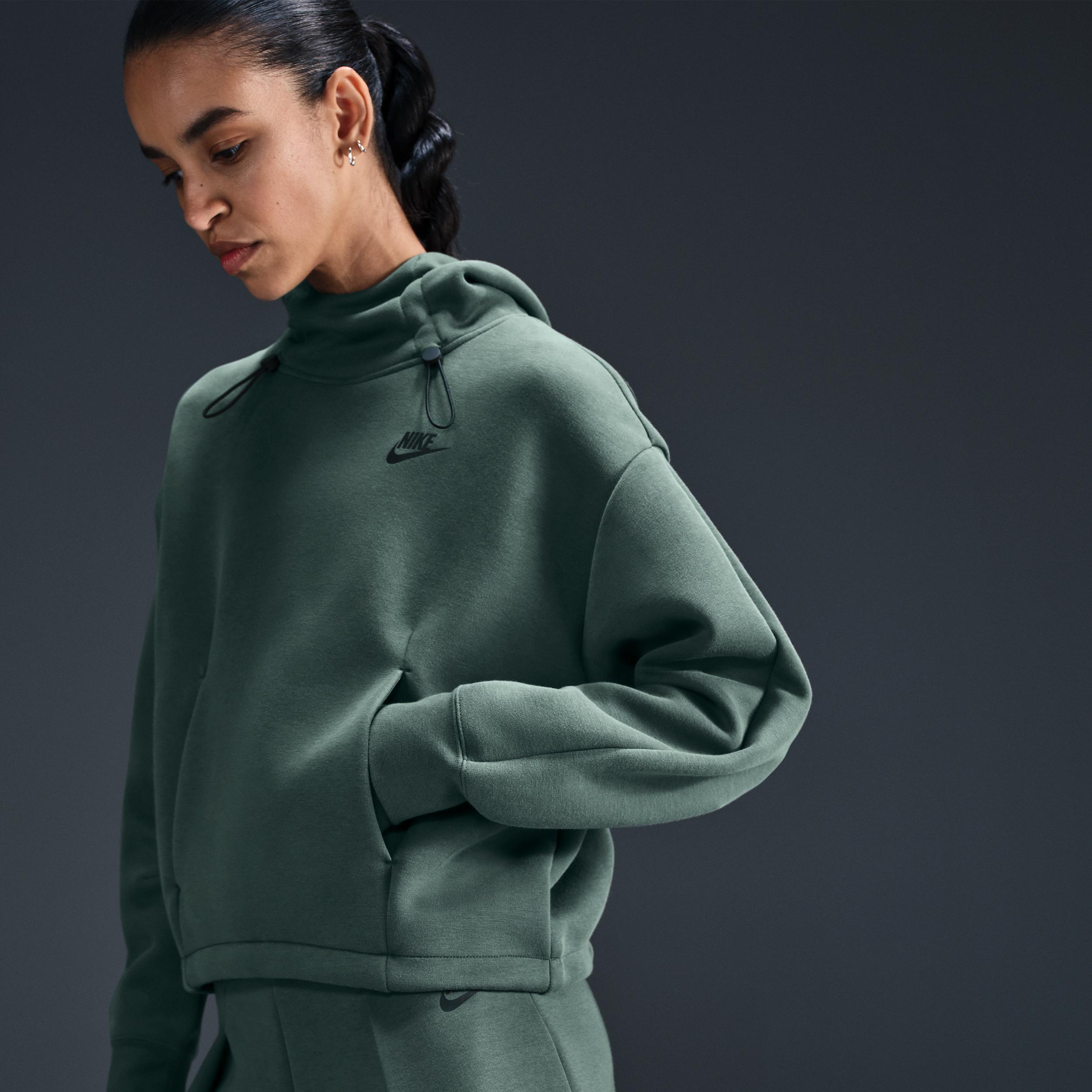 Womens Nike Sportswear Tech Fleece Oversized Hoodie | FV6322-338 Product Image