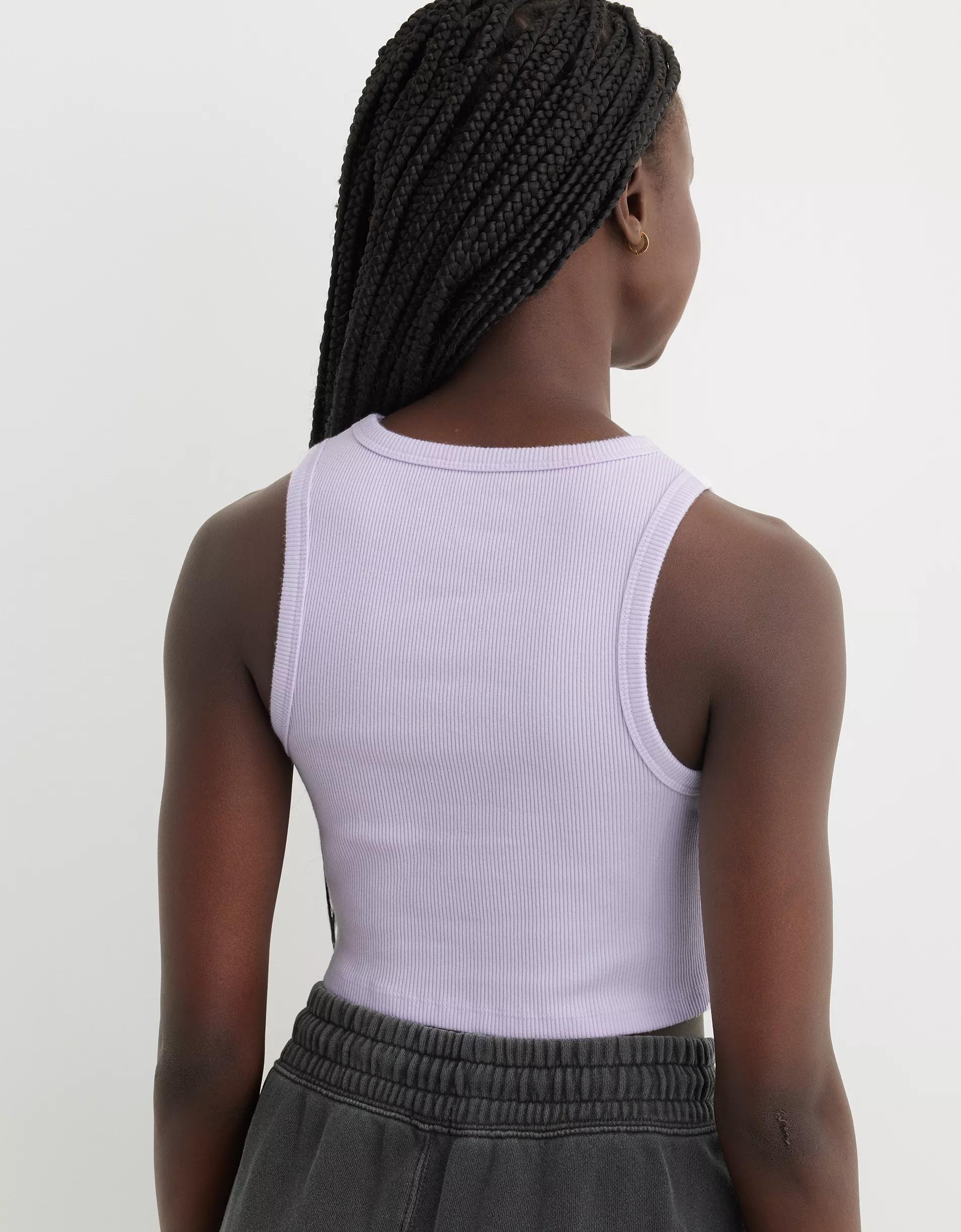 Aerie Smiley® New Day Curved Hem Tank Top Product Image