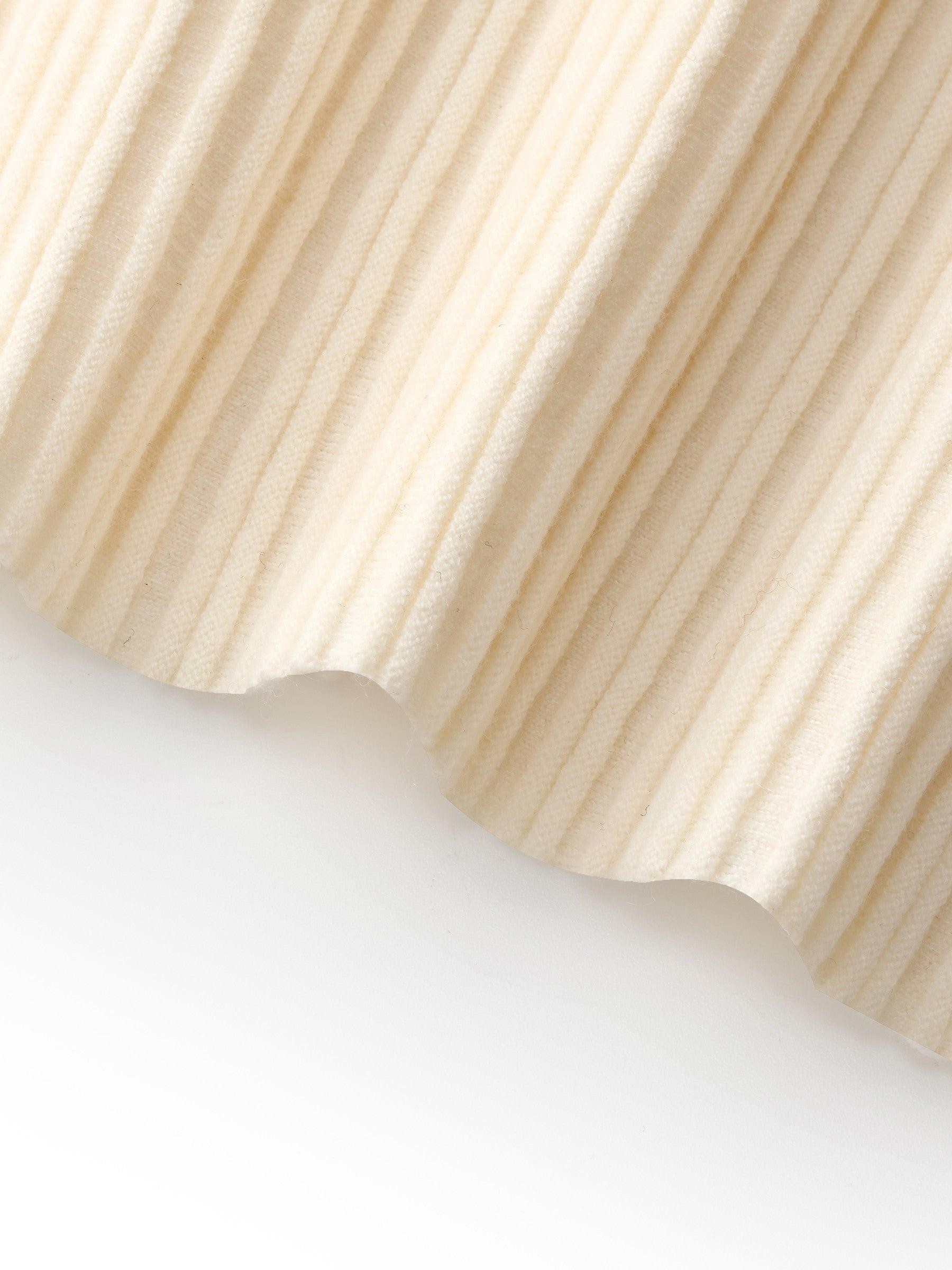 Tencel Blend Women Mock Neck Knit Tank Top Product Image