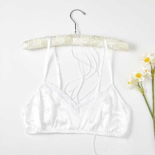 Silk French Knickers | Custom Size Handmade | Melon Shell | 19 Momme | Pure Mulberry Silk | Wedding Lingerie Product Image