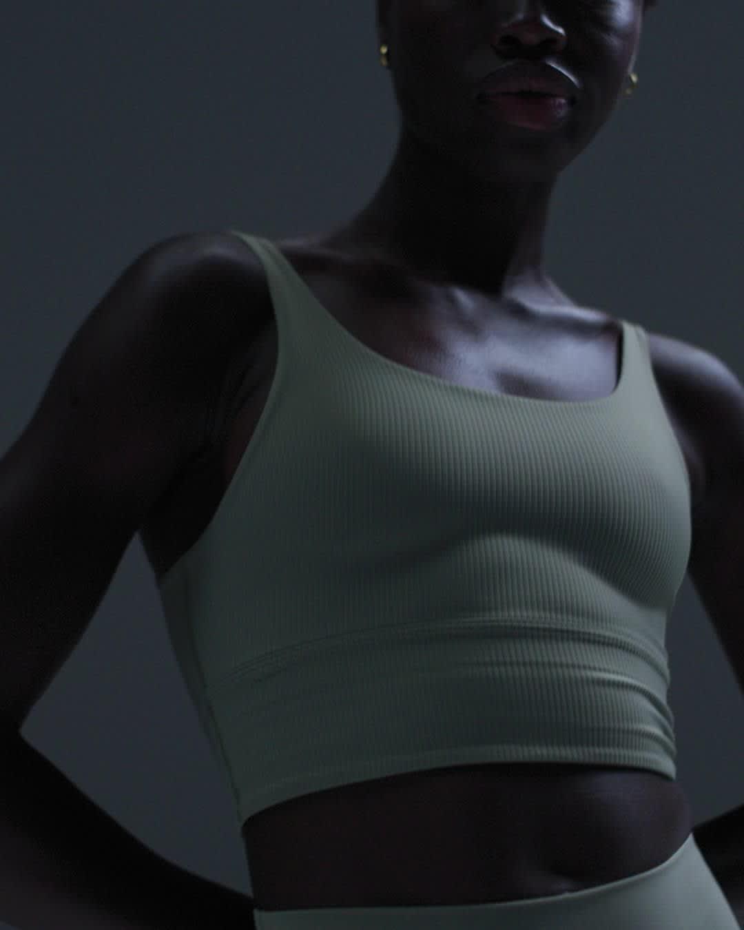 Nike Zenvy Rib Women's Light-Support Padded Longline Sports Bra Product Image