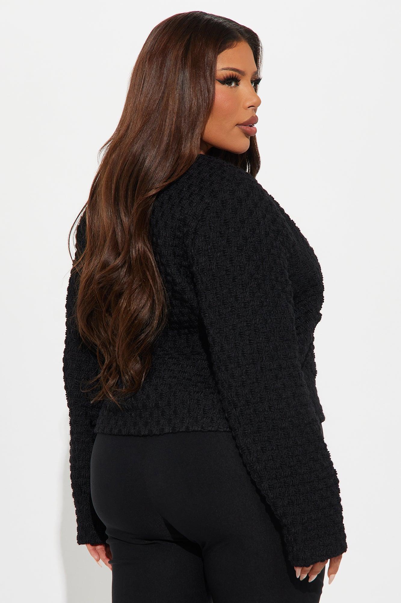 Beverly Hills Tweed Jacket - Black Female Product Image