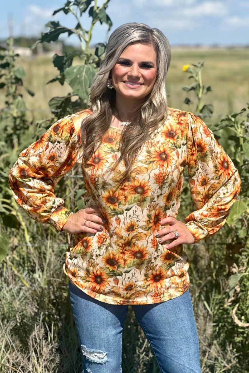 Sterling Kreek Golden Harvest Knit Top Product Image