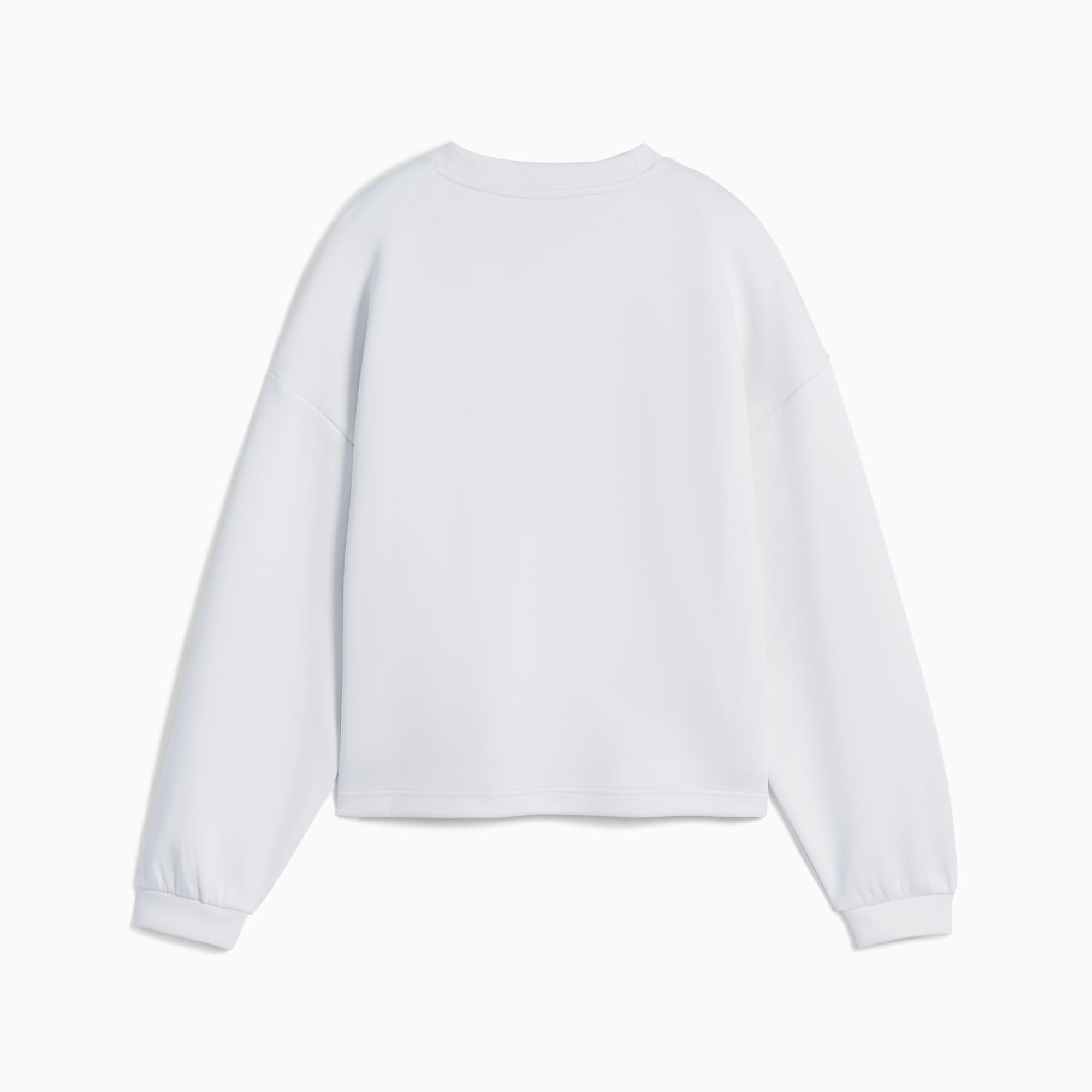 PUMA Wardrobe Essentials Women's Oversized Crew Neck Sweatshirt Product Image