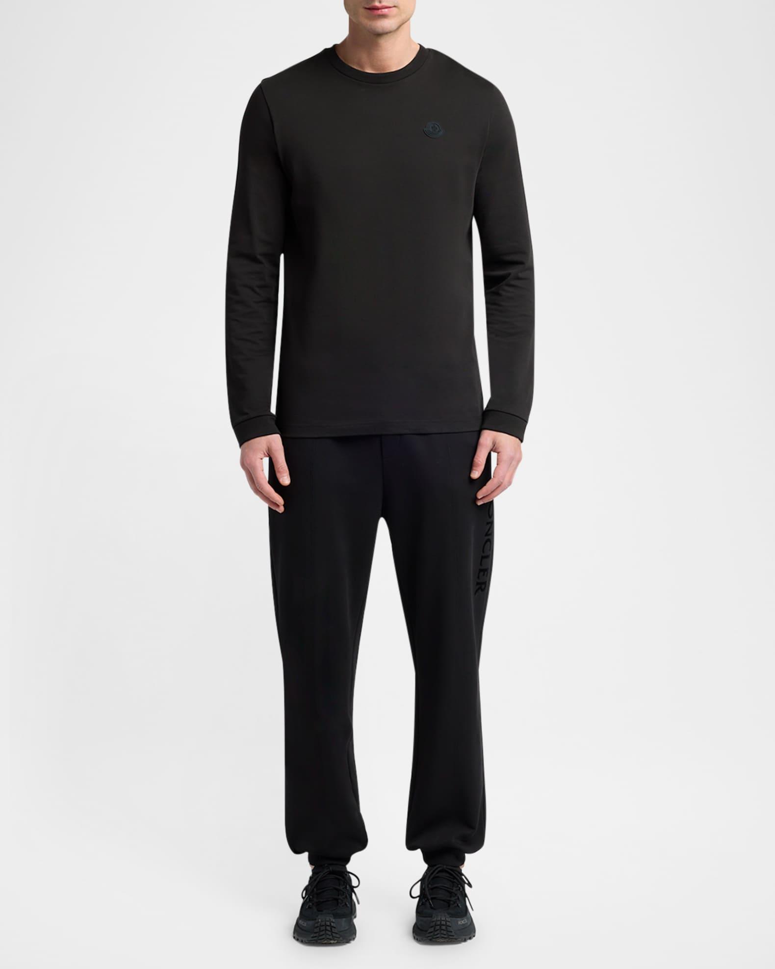 Men's Cotton Graffiti Logo Long-Sleeve T-Shirt Product Image