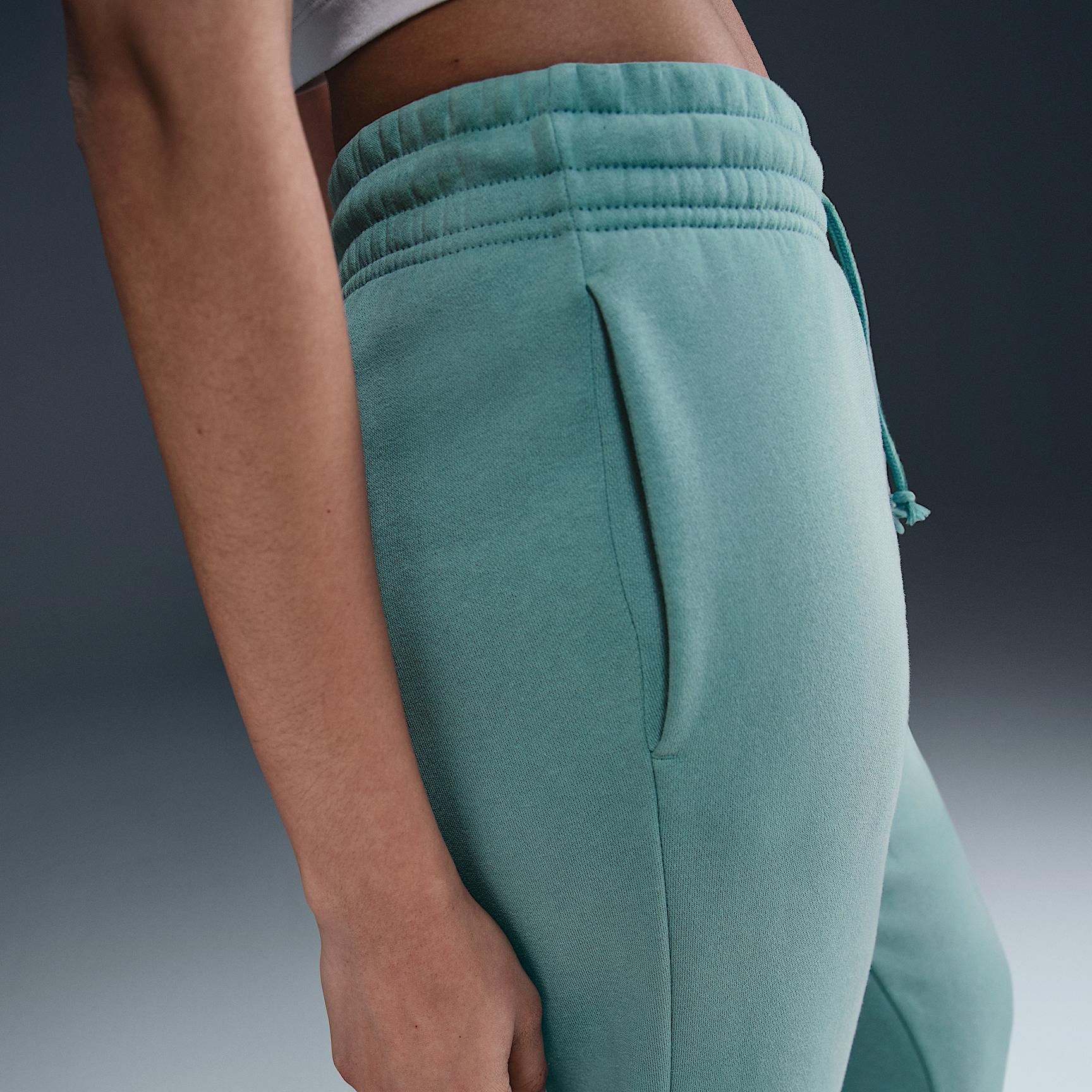Womens Nike Sportswear Phoenix Fleece Mid-Rise Sweatpants | FZ7626-017 Product Image