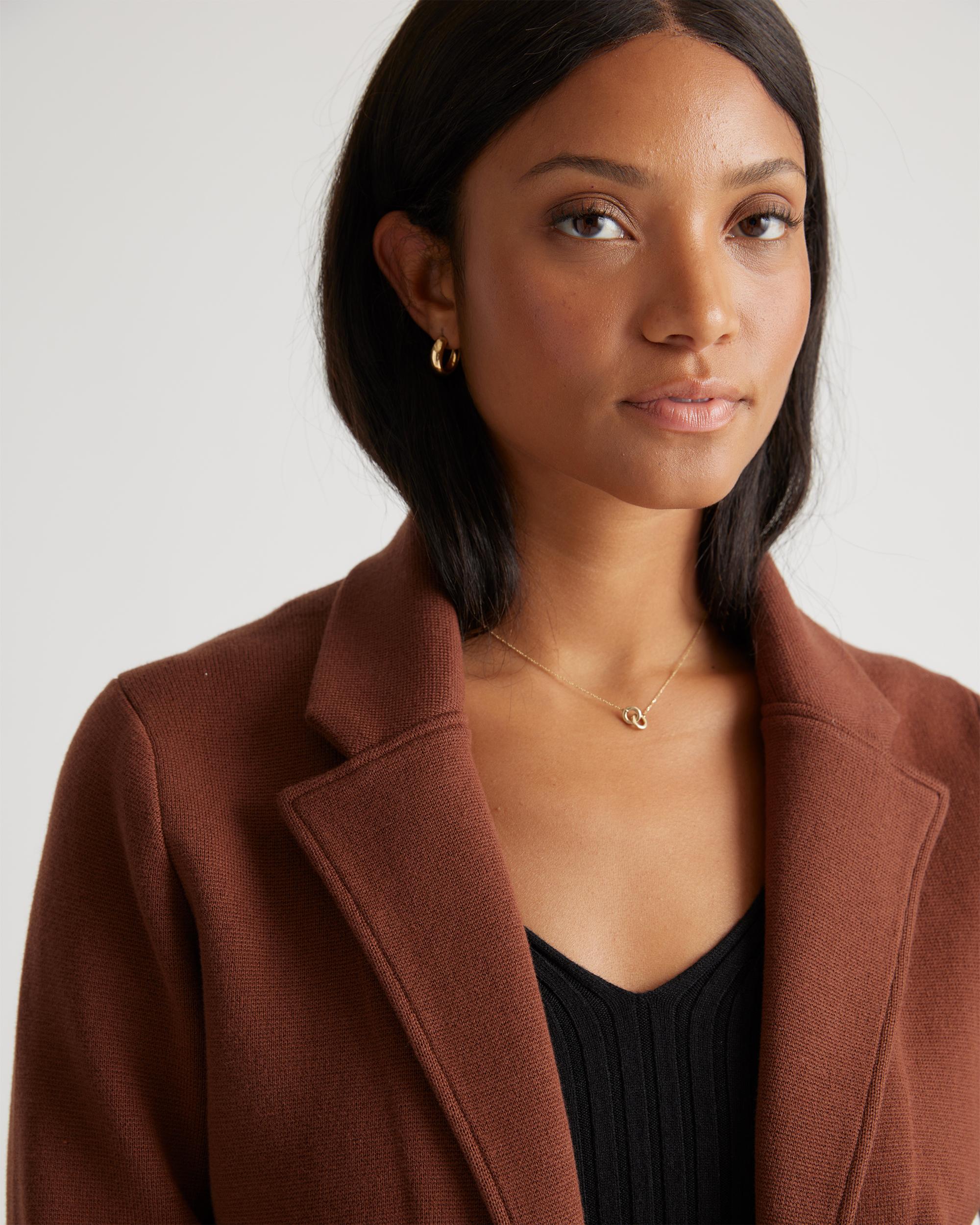 Quince | Women's Knit Blazer Organic Cotton Product Image
