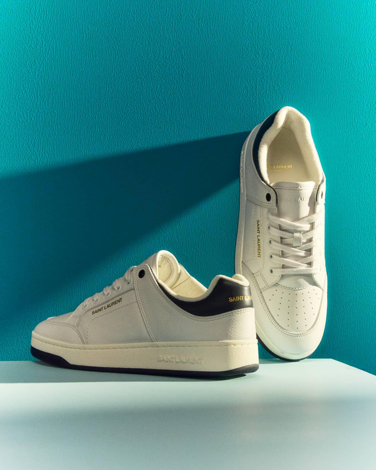 Men's SL/61 Leather Low-Top Sneakers Product Image