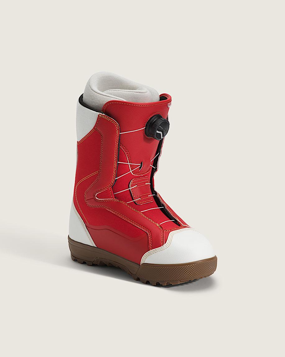 Women's Encore Pro X Mia Brookes Snowboard Boot in Racing Red / Marshmallow White| Vans US Product Image