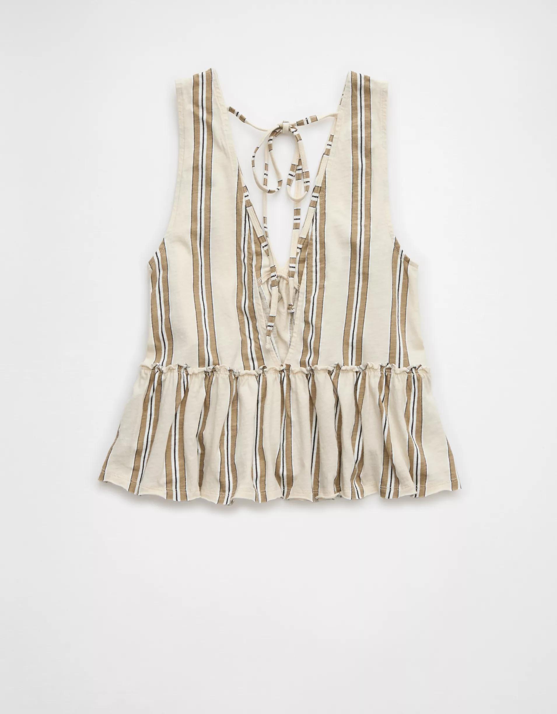 AE Sunchaser Knit V-Neck Swing Tank Top Product Image