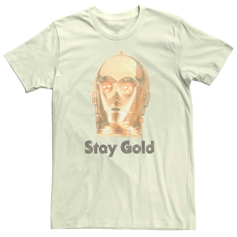 Men's Star Wars The Rise of Skywalker C-3PO Stay Gold Graphic Tee,  Product Image