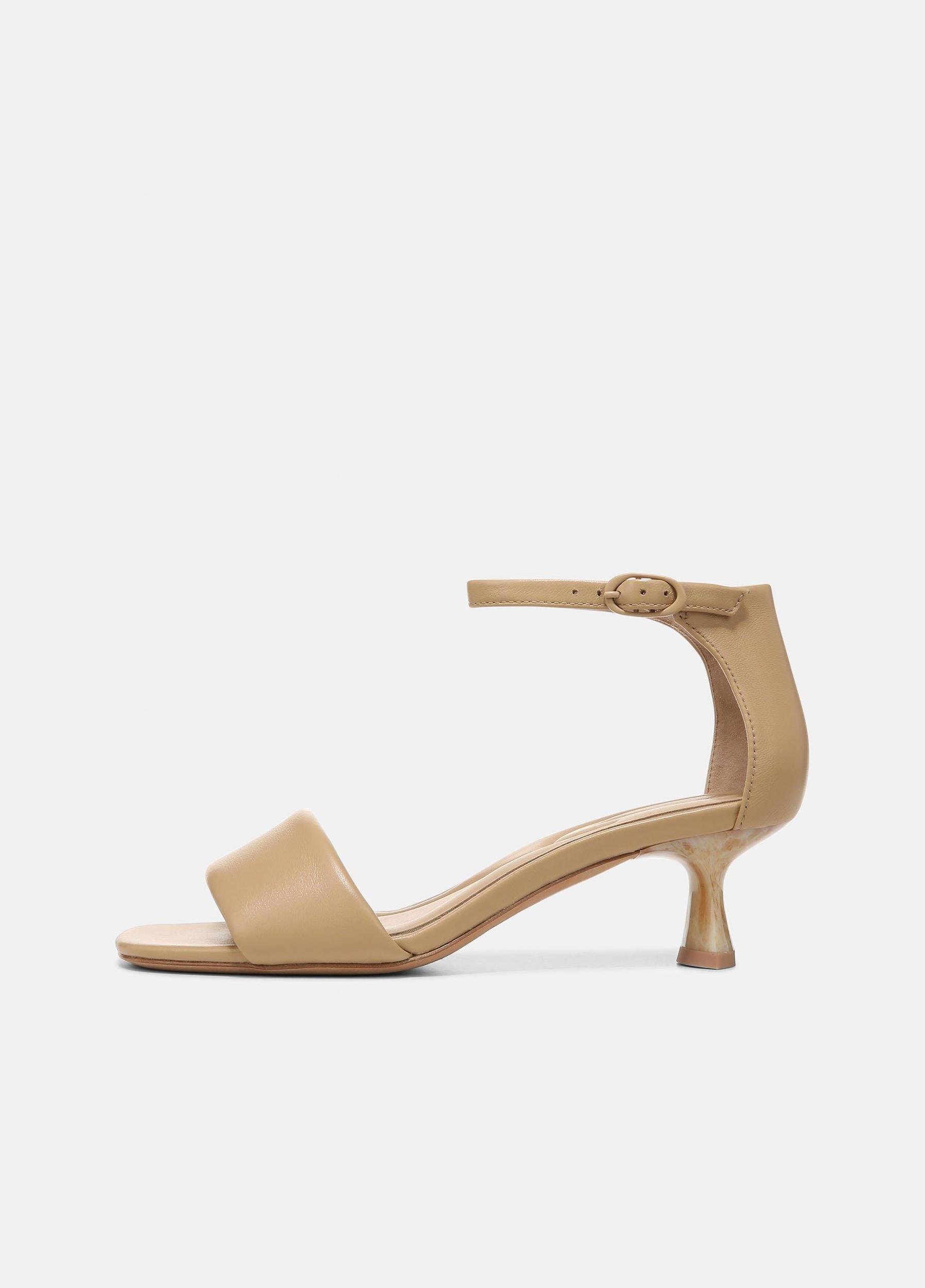 Pepa Leather Heeled Sandal Product Image