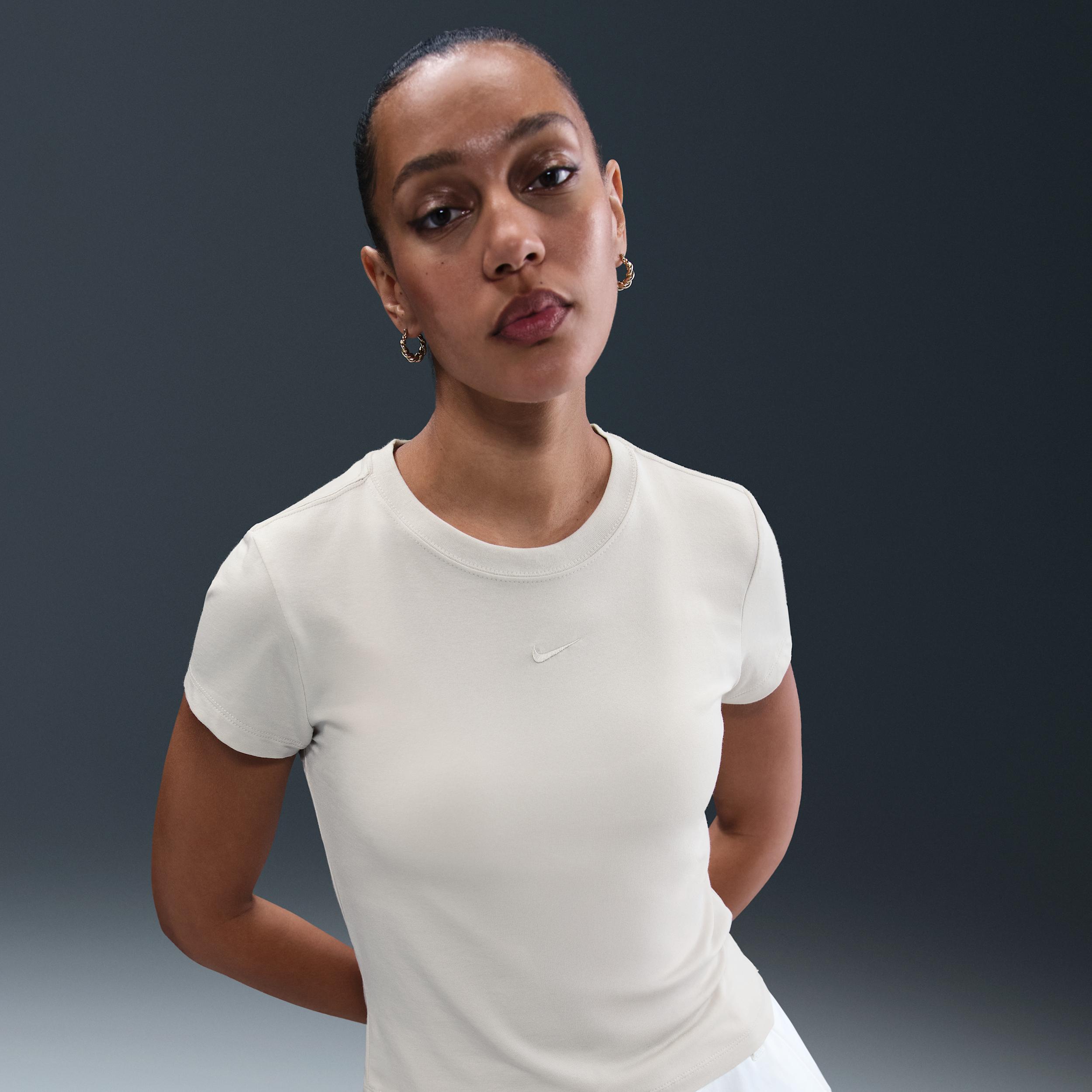 Womens Nike Sportswear Chill Knit T-Shirt | FV5508-410 Product Image