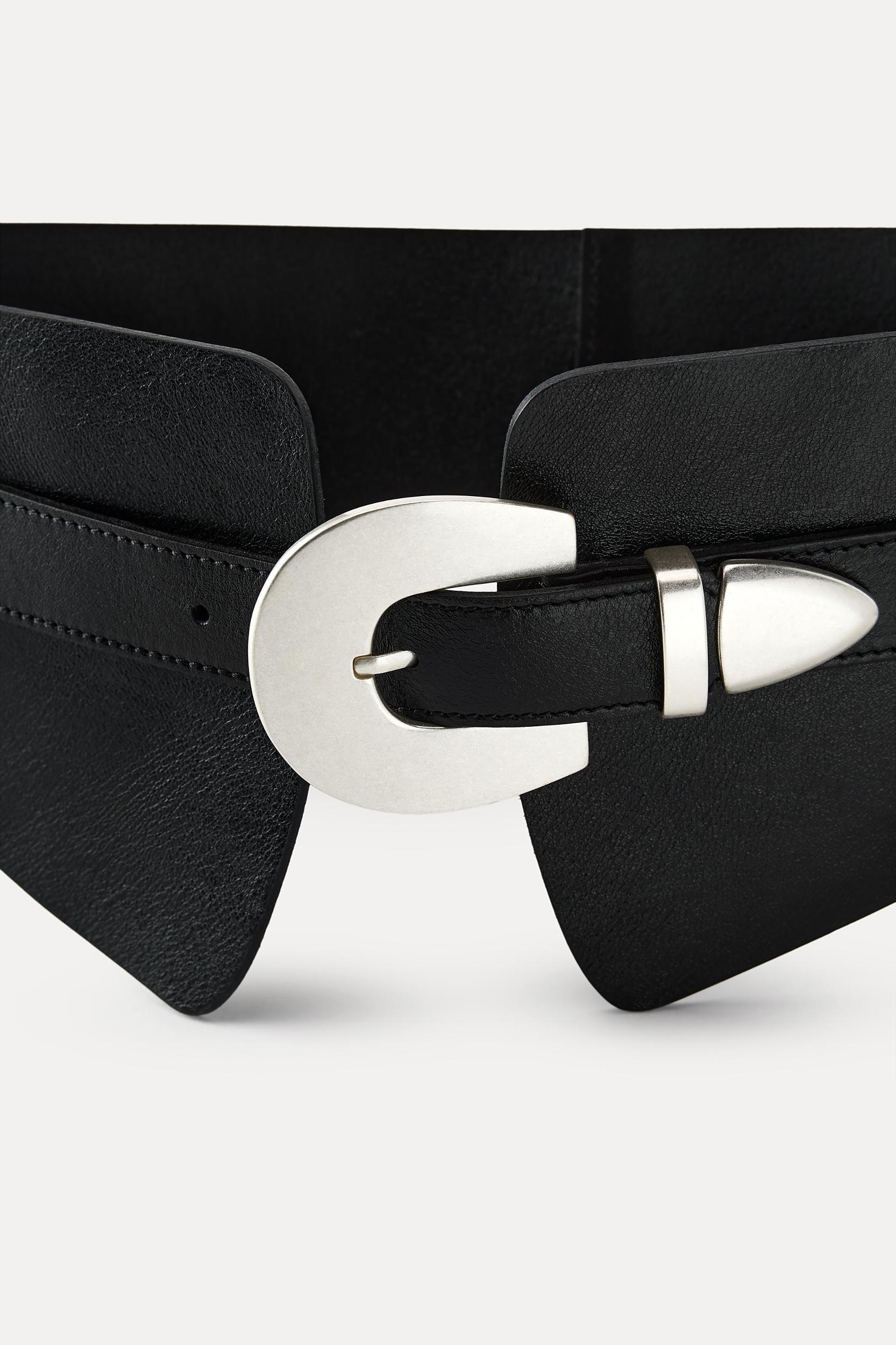LEATHER SASH BELT Product Image