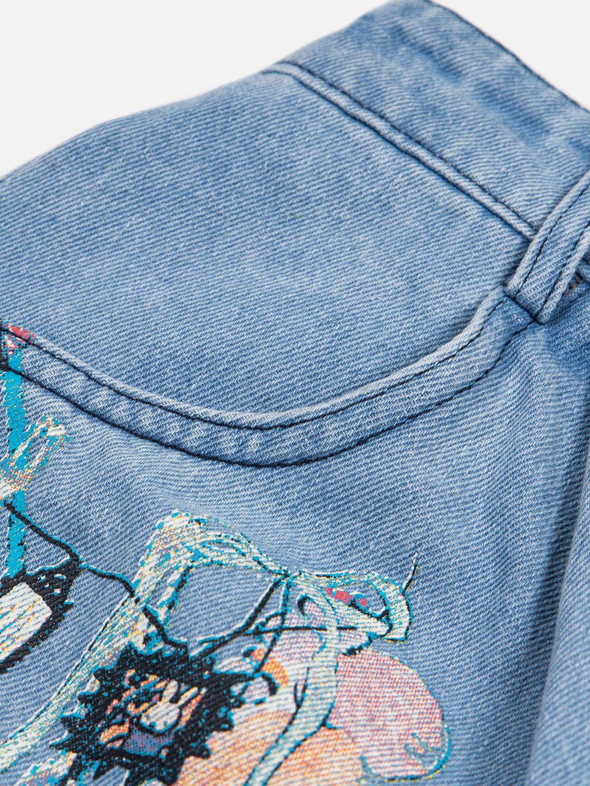 Aelfric Eden Chain Print Longline Jorts Product Image