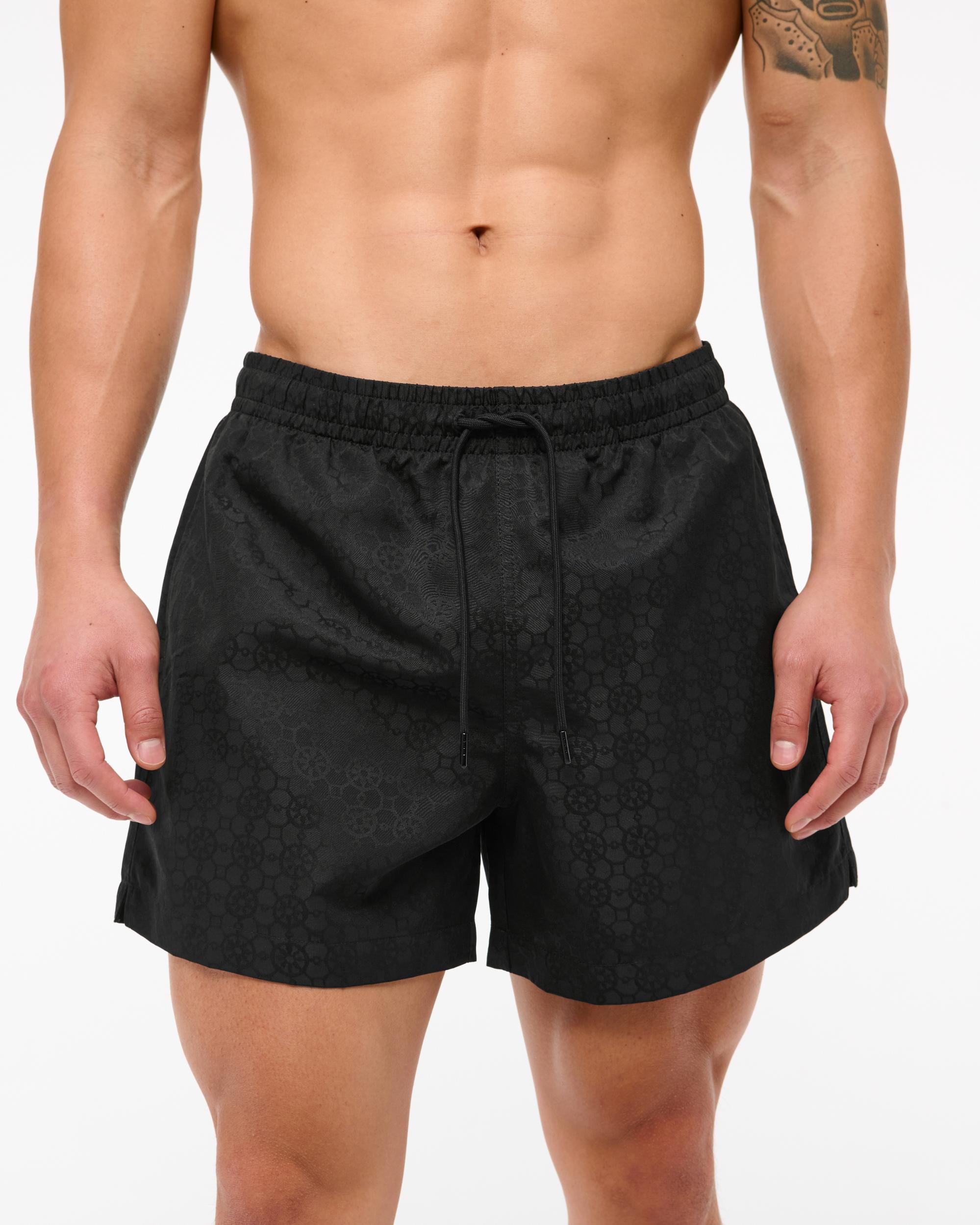Pull-On Jacquard Swim Trunk Product Image