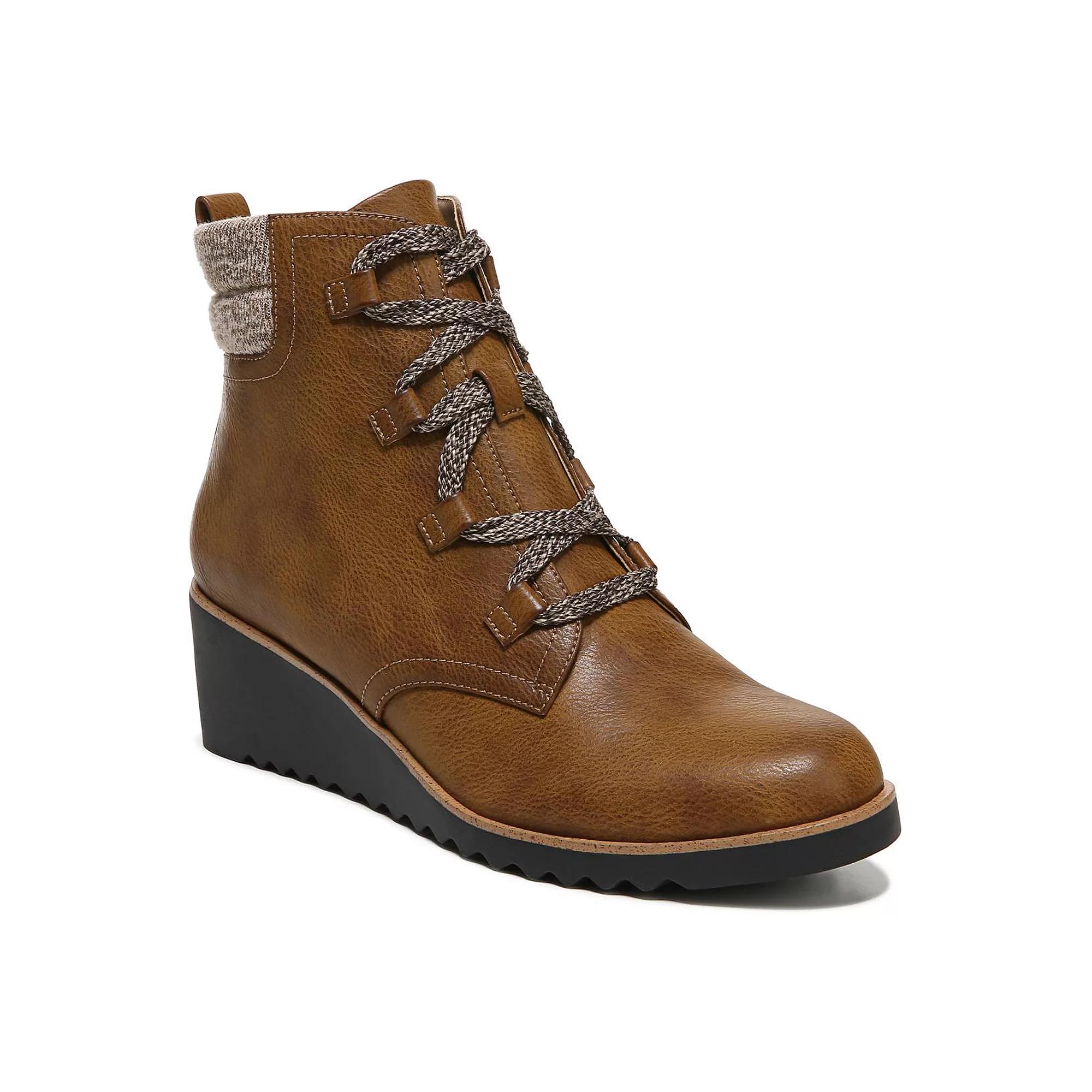 LifeStride Zone Women's Wedge Boots, Size: 9.5 Wide, Whiskey Brown Product Image