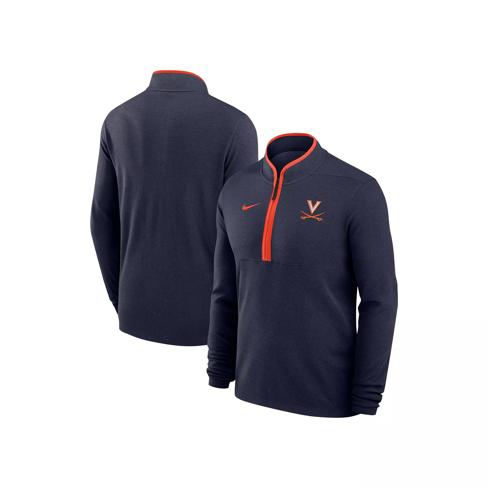 Men's Nike Navy Virginia Cavaliers Victory Performance Quarter-Zip Top,  Product Image
