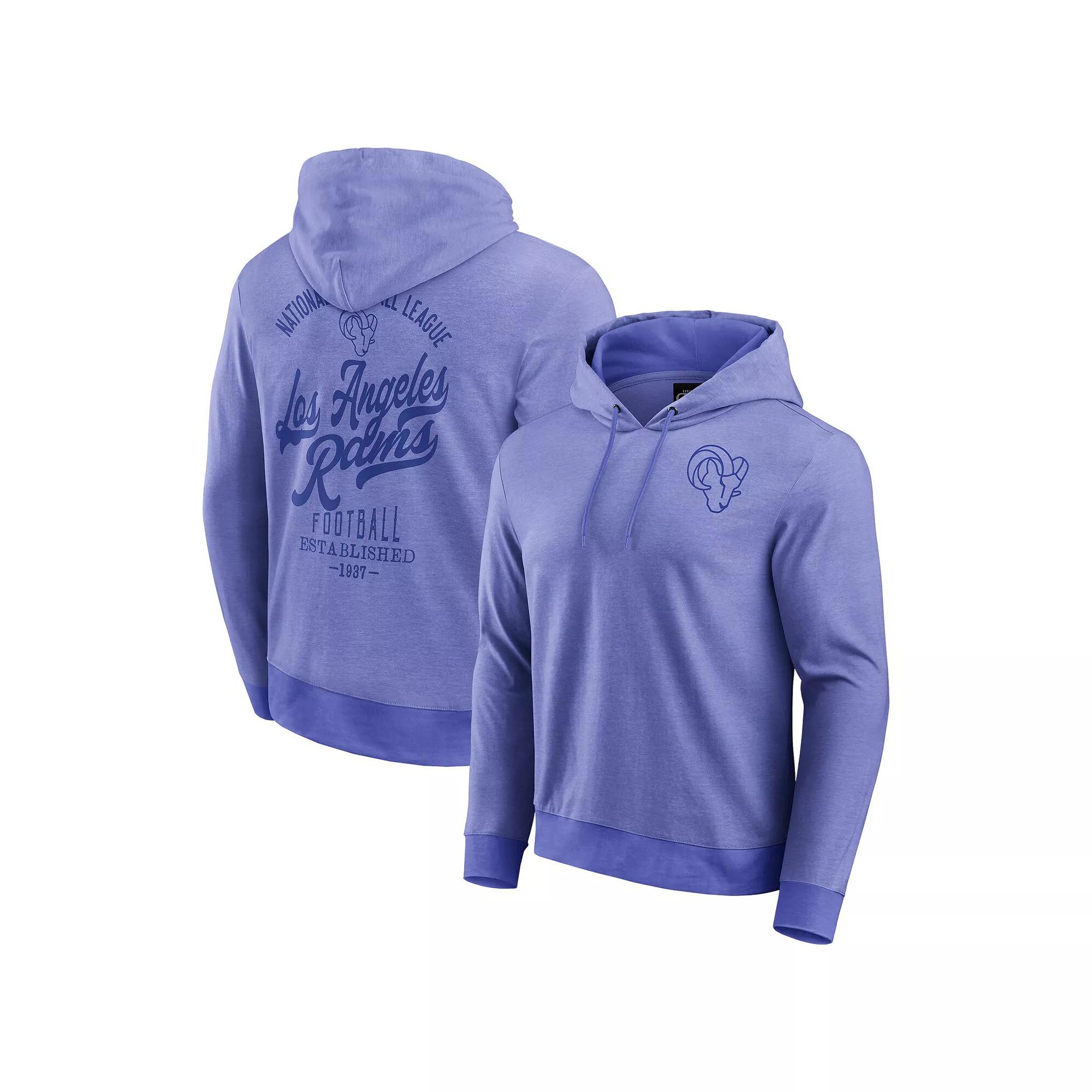 Men's Darius Rucker Collection by Fanatics Royal Los Angeles Rams Tonal Knit Pullover Hoodie,  Product Image