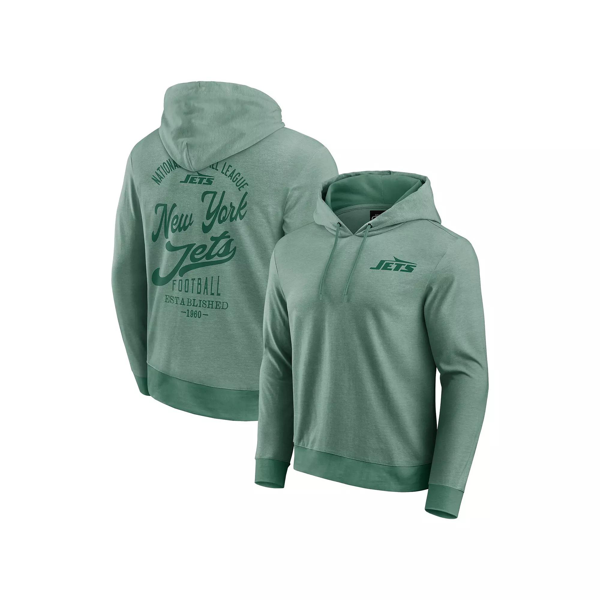 Men's Darius Rucker Collection by Fanatics Green New York Jets Tonal Knit Pullover Hoodie,  Product Image