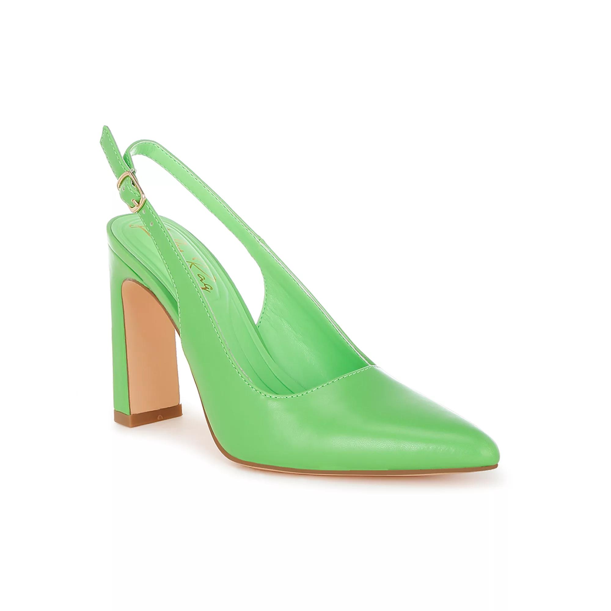 London Rag Sarka Women's Heels, Size: 9, Green Product Image