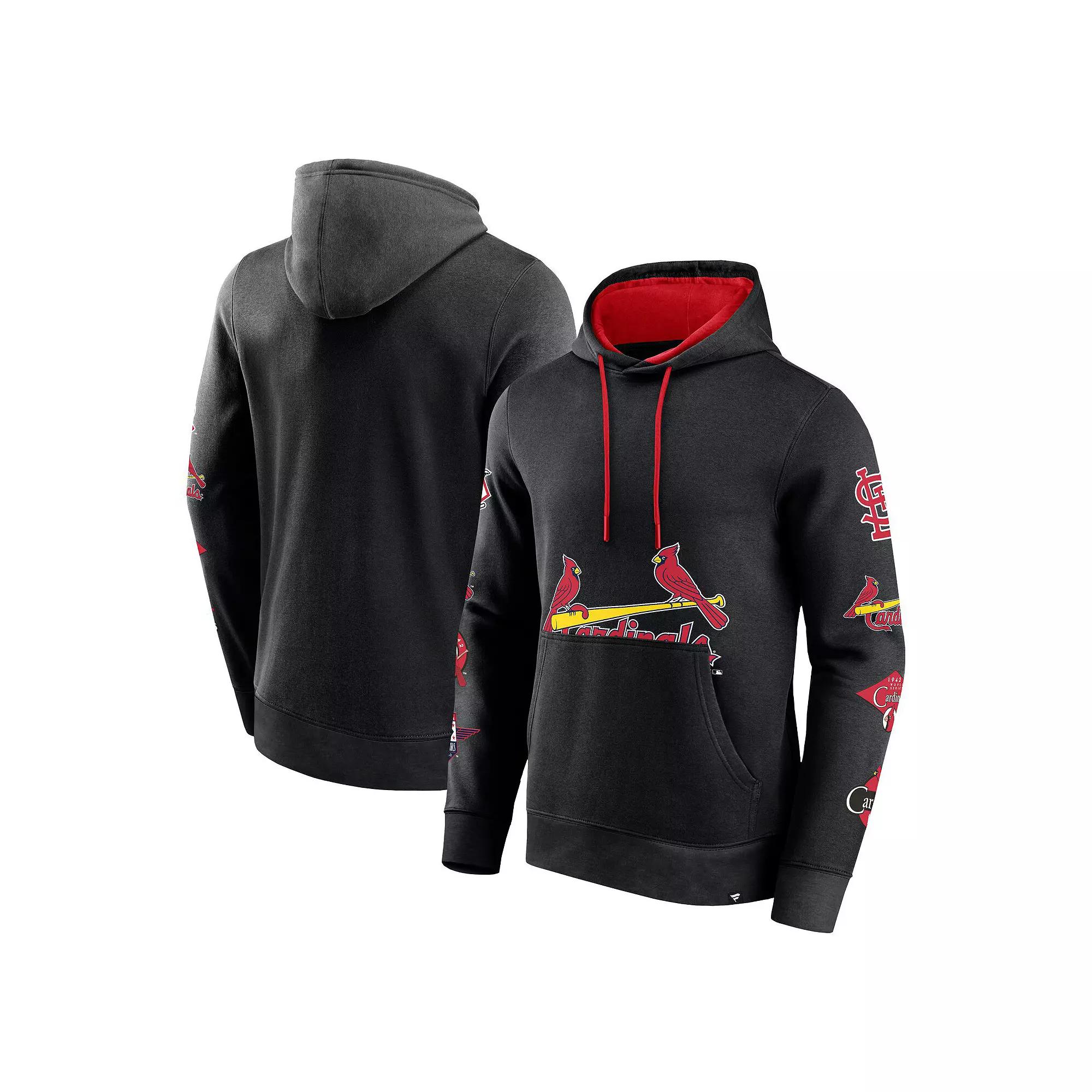 Men's Fanatics Branded Black Boston Red Sox Wild Winner Pullover Hoodie,  Product Image