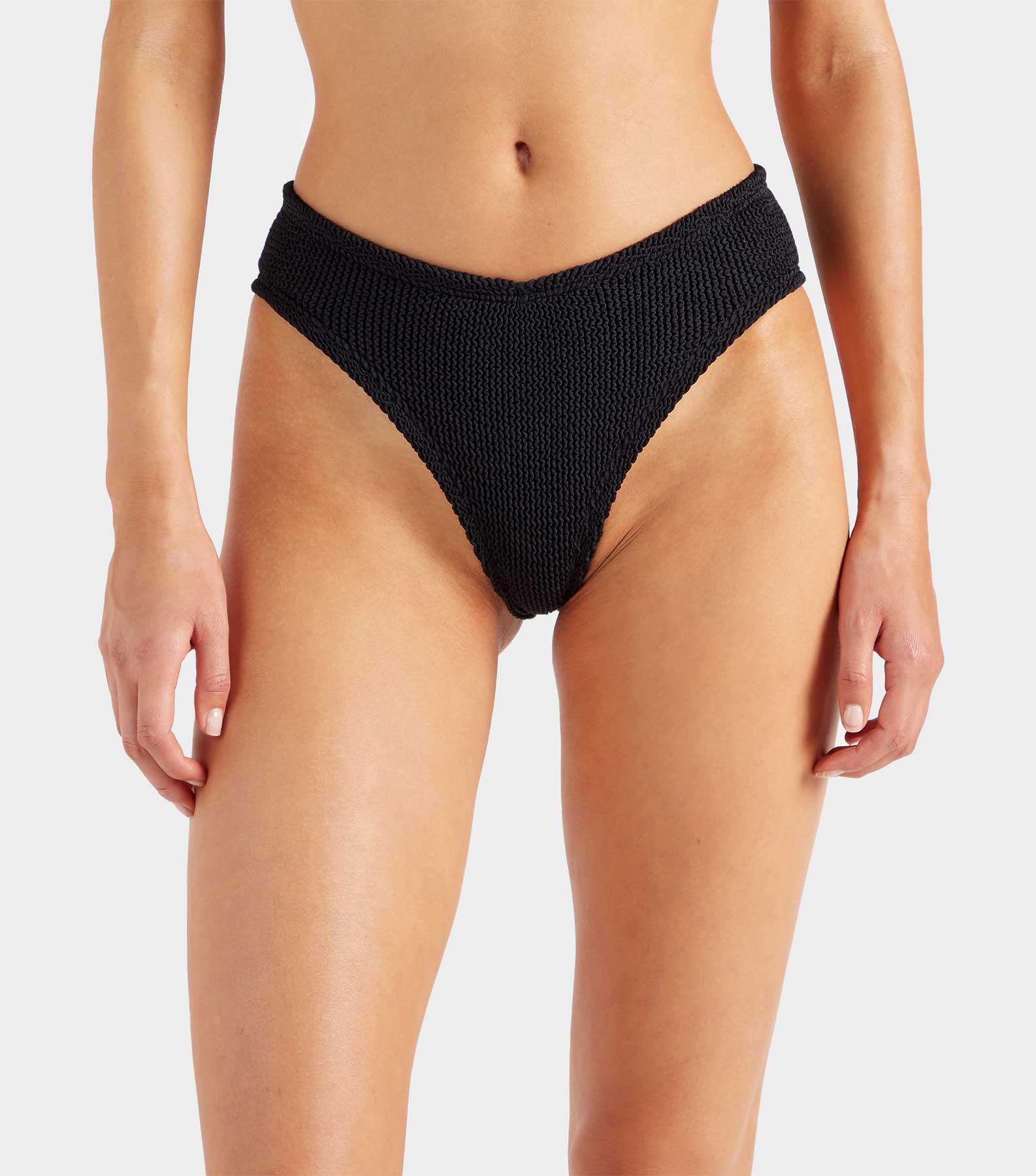 V Waist Bikini Bottom - Black Product Image