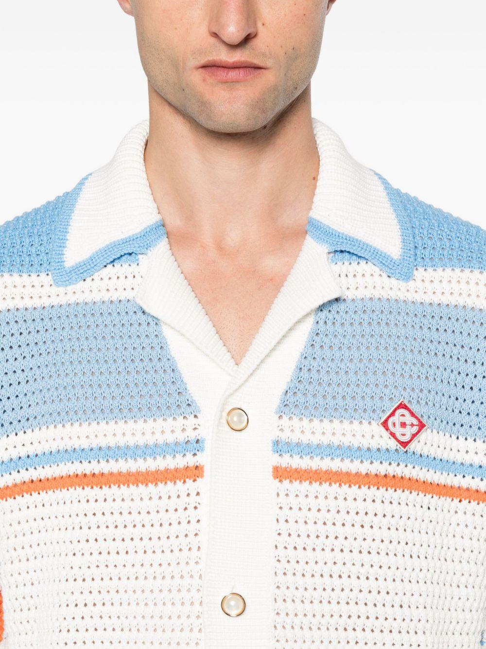 stripe-detail shirt Product Image