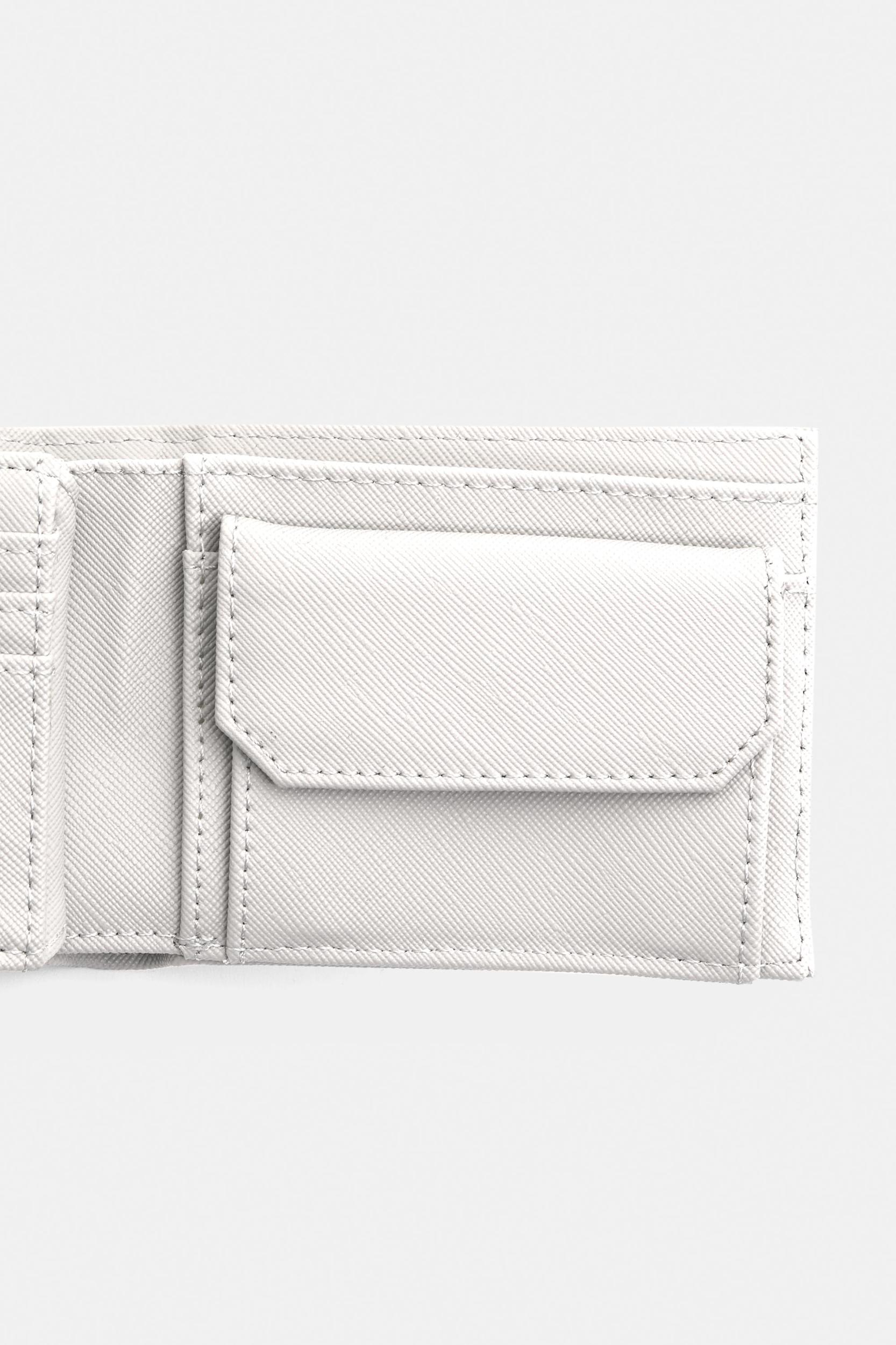 White fabric wallet Product Image