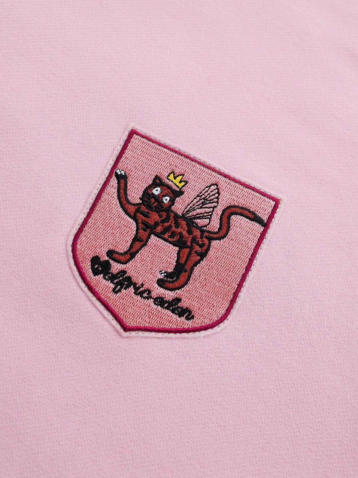 Aelfric Eden Floral Number Embroidery Hoodie Product Image