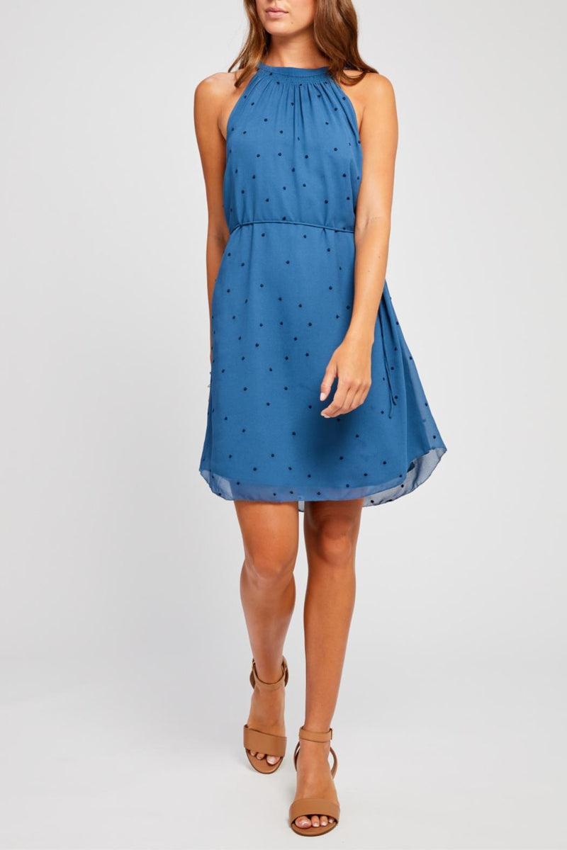 Flowy Highneck Dress Product Image