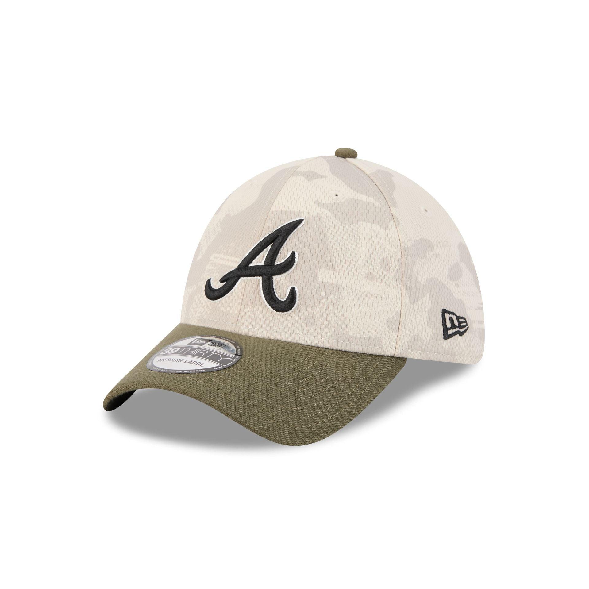 Atlanta Braves Armed Forces Day 2025 39THIRTY Stretch Fit Hat Male Product Image