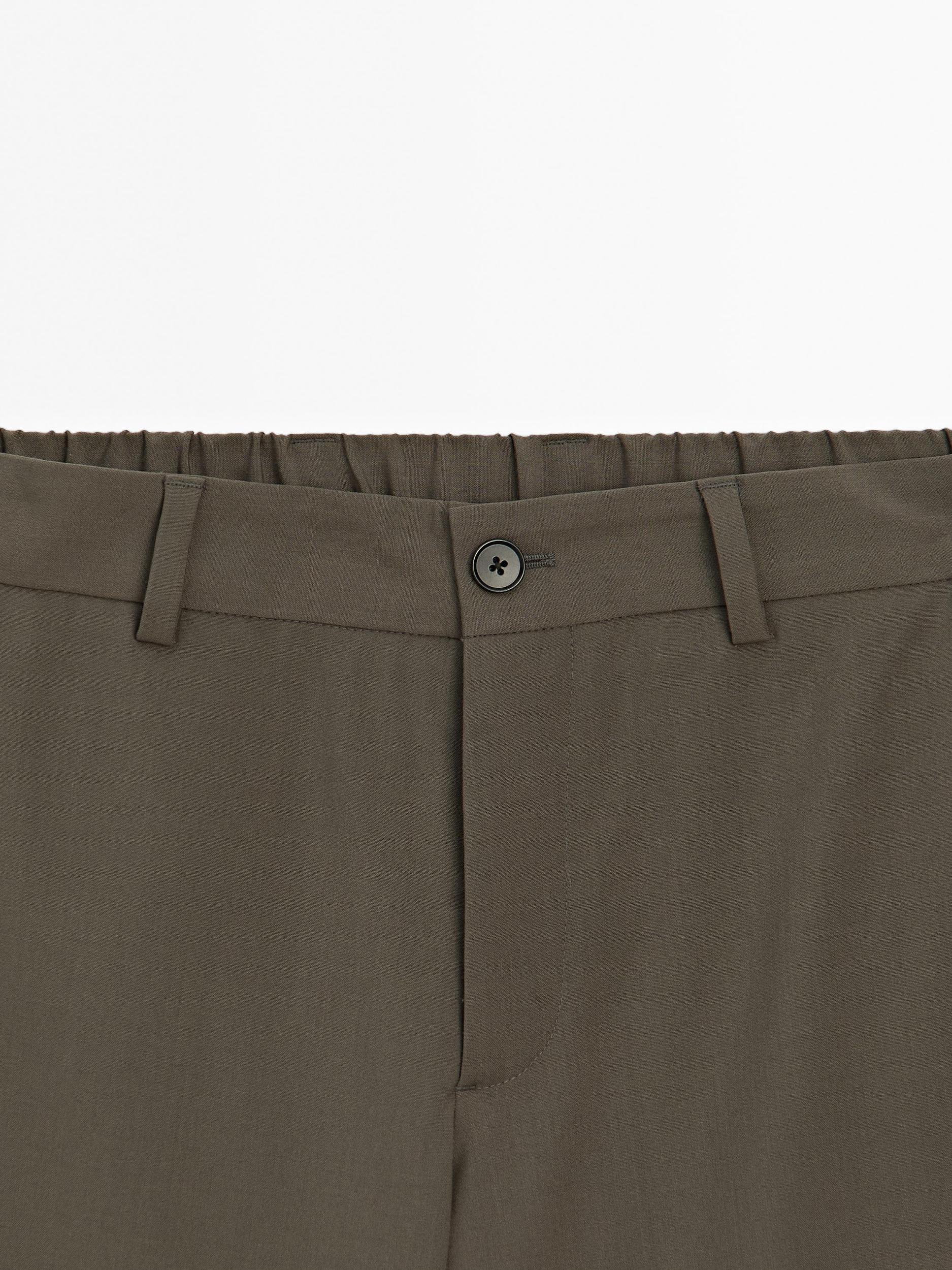 Total look wool blend trousers Product Image