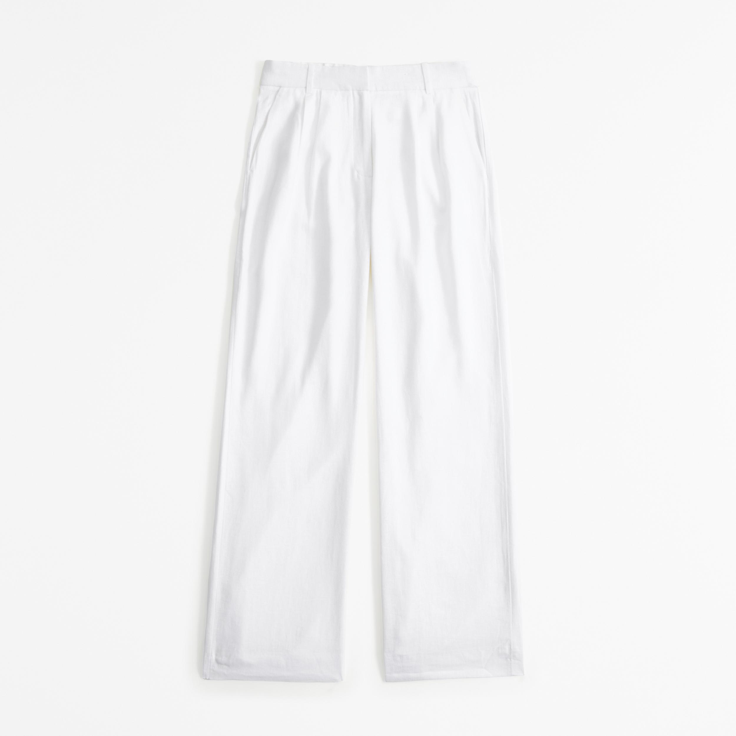 A&F Sloane Low Rise Tailored Linen-Blend Pant Product Image