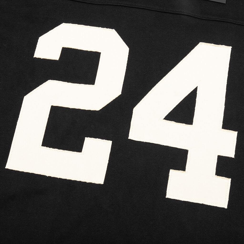 Heavy cotton 24 Football Jersey - Black Male Product Image