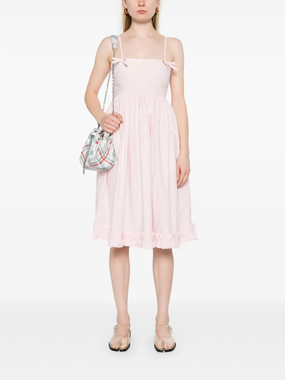 poplin strap midi dress Product Image